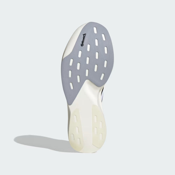 White and gray shoe sole on a light gray background