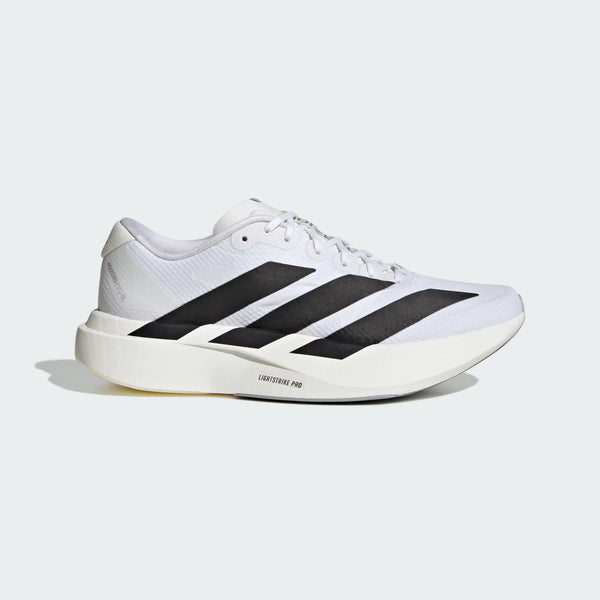 The lateral side of a core colorway of an adidas running shoe.