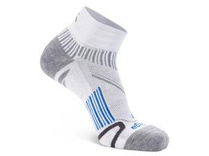 quarter height white sock.