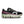 A pair of men's running shoes with black as the primary color and pink and green accents. The brand 'ON RUNNING' is visible on the side.