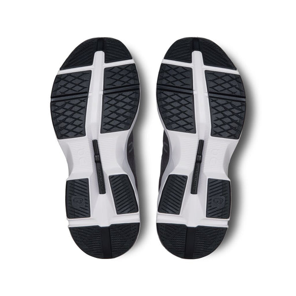 The outsole of the Cloudpulse from On is a wide and stable shoe great for the gym.