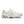 A pair of white On Cloudpulse women's sneakers with a lace-up closure and visible cushioning.