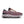 A pair of women's running shoes with pink uppers and black and orange accents, featuring a white logo on the side.
