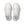 White running shoes with blue accents on a white background.
