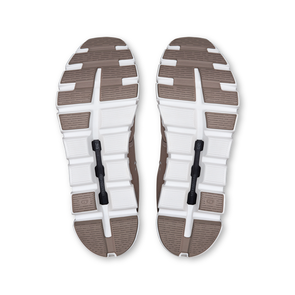 The outsole of these On Cloud 6 shoes is the same color as the upper.