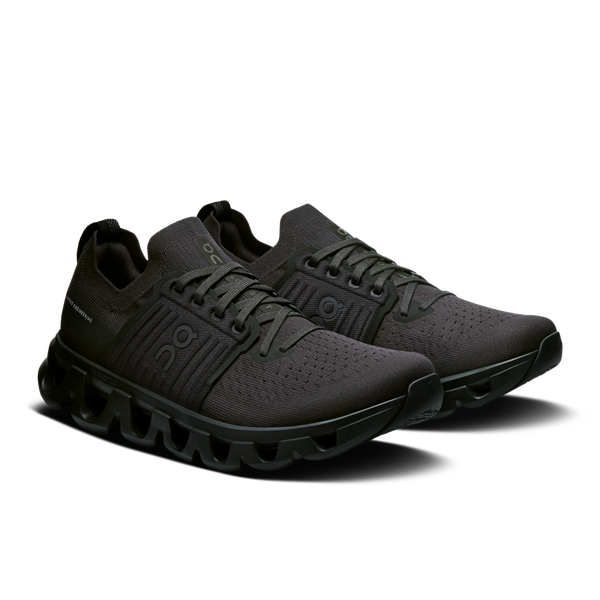 These all black shoes work great for running and also fashion.