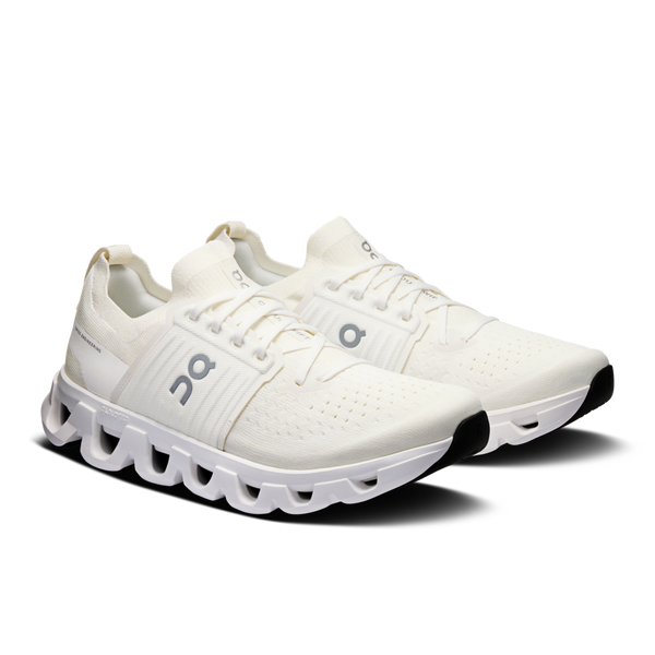 These On shoes for men are all white.