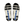 The same cobalt blue on the upper of this shoe can also be seen on the outsole.