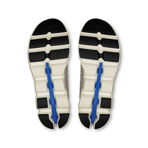 The same cobalt blue on the upper of this shoe can also be seen on the outsole.