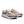 Pair of brown and gray sneakers on a white background