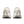 White running shoes with visible 'On' branding on a white background