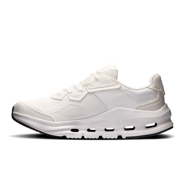 White athletic shoe on a transparent background