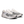 Gray and white sneakers on a transparent background