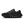 Black running shoe on a white background