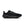 Black running shoe with Nike logo on a white background