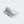 White athletic shoe with black stripes on a white background
