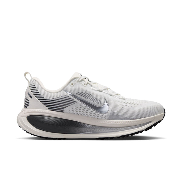 White running shoe with Nike logo on a white background