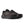 Pair of black New Balance sneakers on a white background.