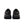 Black running shoes with 'INFINION' branding on a white background