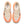 The laces and top part of this running shoe are the sale off white color.