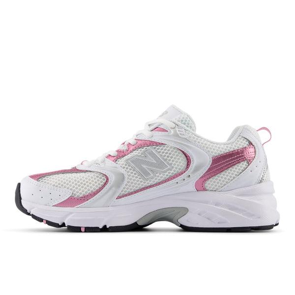 The medial side of the New Balance 530 lifestyle shoe.
