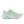 Light green running shoe with light green shoe laces.