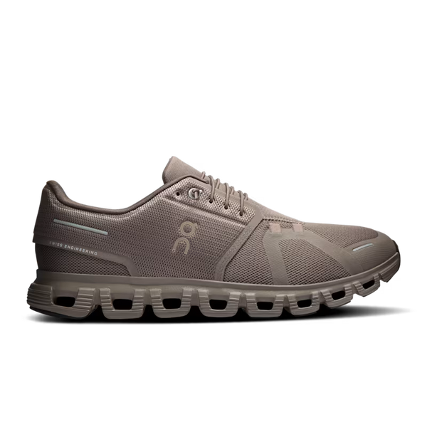 The medial side of an On shoe for men that has an elastic lacing system.