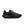 All black waterproof running shoe on a white background.