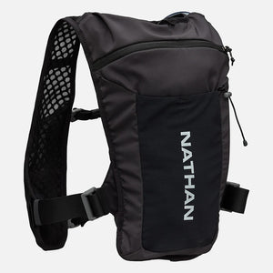 Black Nathan hydration pack on a white background