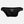 Black waist bag with a pattern on a light gray background