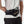Person wearing a black waist bag with 'Nathan' branding on a white background