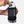 Hand holding a phone with a black pouch labeled 'Nathan' against a white background