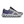 Te view of the lateral side of a On rray and indigo running shoe with brand logo on a white background.