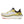 Saucony running shoe with yellow and black design on a white background