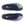Navy Saucony running shoes with white and blue accents on a white background