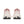 Pink running shoes with a white sole on a white background