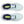 Light blue running shoes with white soles on a white background