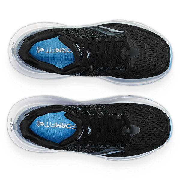 The flared outsole around the heel of teh Guide 17 helps to provide cushion, stability and slows the rate of pronation