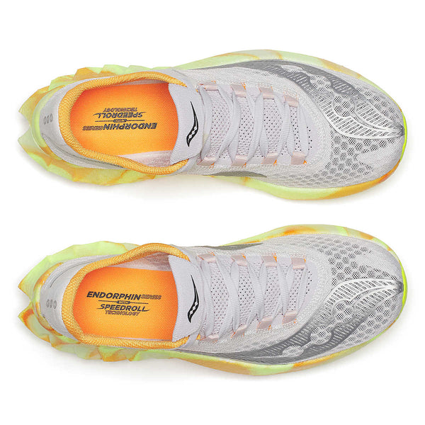 These women's racing shoes look really fast.