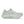 Light green Saucony running shoe on a white background.