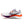 The medial side of the Women's Endorphin Speed 4 has a Saucony logo and a orange and purple midsole