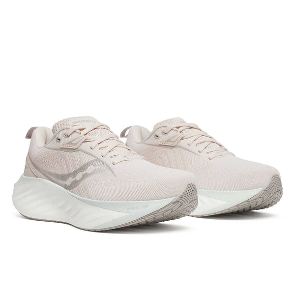 The Moon colorway of the women's Saucony 22 has a very fashinable and tonal look.