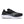 A pair of women's Saucony Kinvara 15 running shoes, predominantly black with white and gray accents, displayed against a white background.