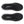 The top down view of these women's running shoes shows the black laces and black sockliner.