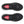 A pair of women's Saucony Triumph 23 black running shoes with a white sole on a white background.