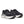 Black and white running shoe on a white background