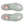 Pair of green and pink running shoes on a white background