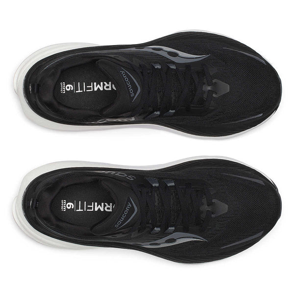 The outsole of the Hurricane 24 has a stright last that is great for running with lots of pronation.