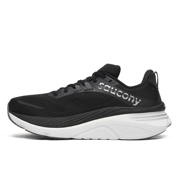 Medial side of the Hurricane 24 with a large Saucony wording.
