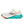 The medial side of this mens shoe has the large Saucony logo.